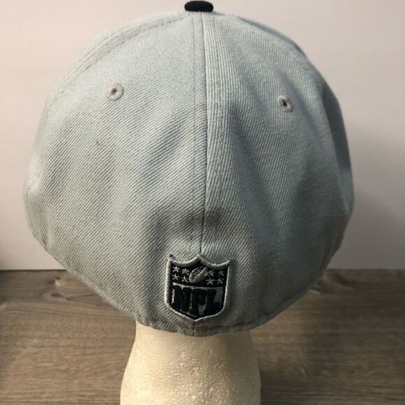 Las Vegas Raiders NFL New Era 59Fifty Size 7 1/2 Silver & Black Fitted Hat READ - Picture 4 of 9